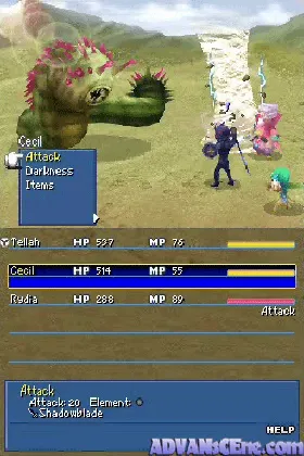 Final Fantasy IV (USA) (En,Fr,Es) screen shot game playing